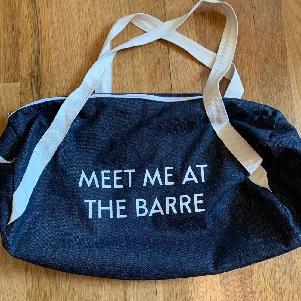 Meet Me At The Barre duffle bag